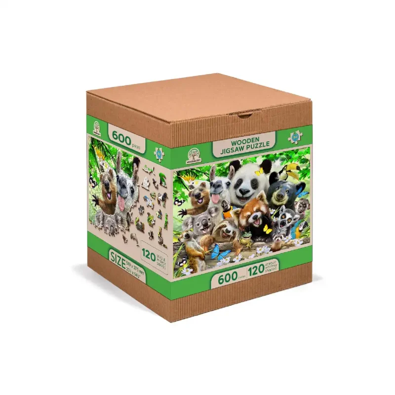 Wooden Puzzle 1000 Bear Paradise 4