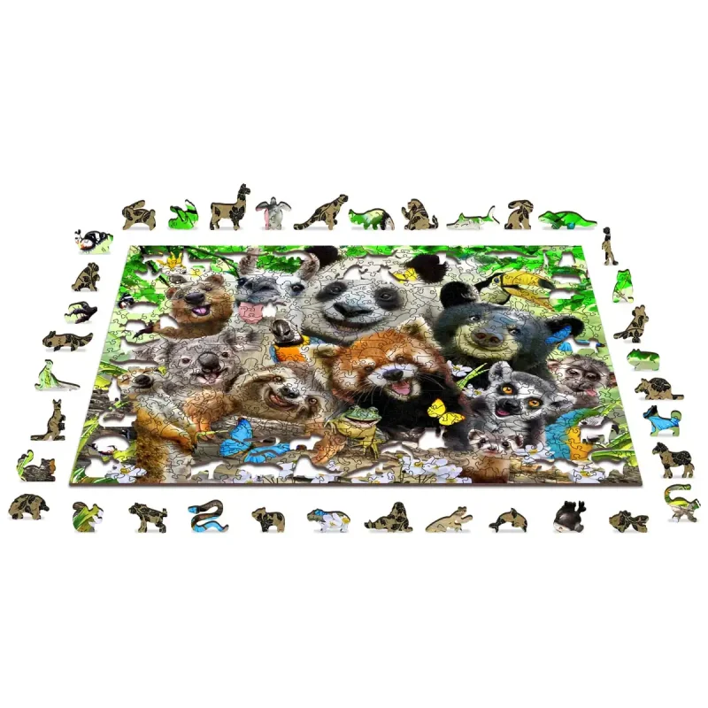 Wooden Puzzle 1000 Bear Paradise 3