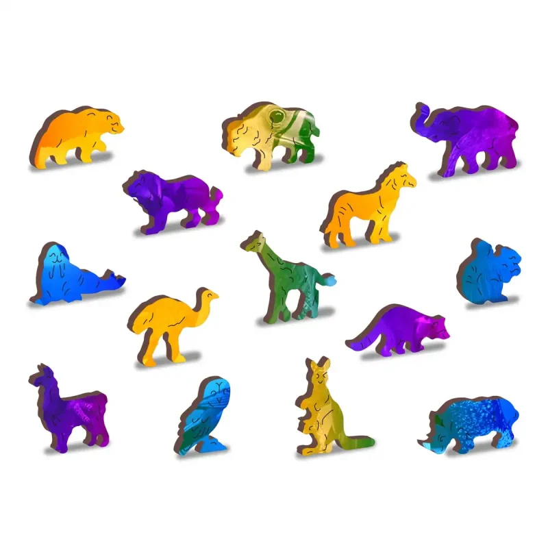 Wooden Puzzle 200 Birds Paradise 1