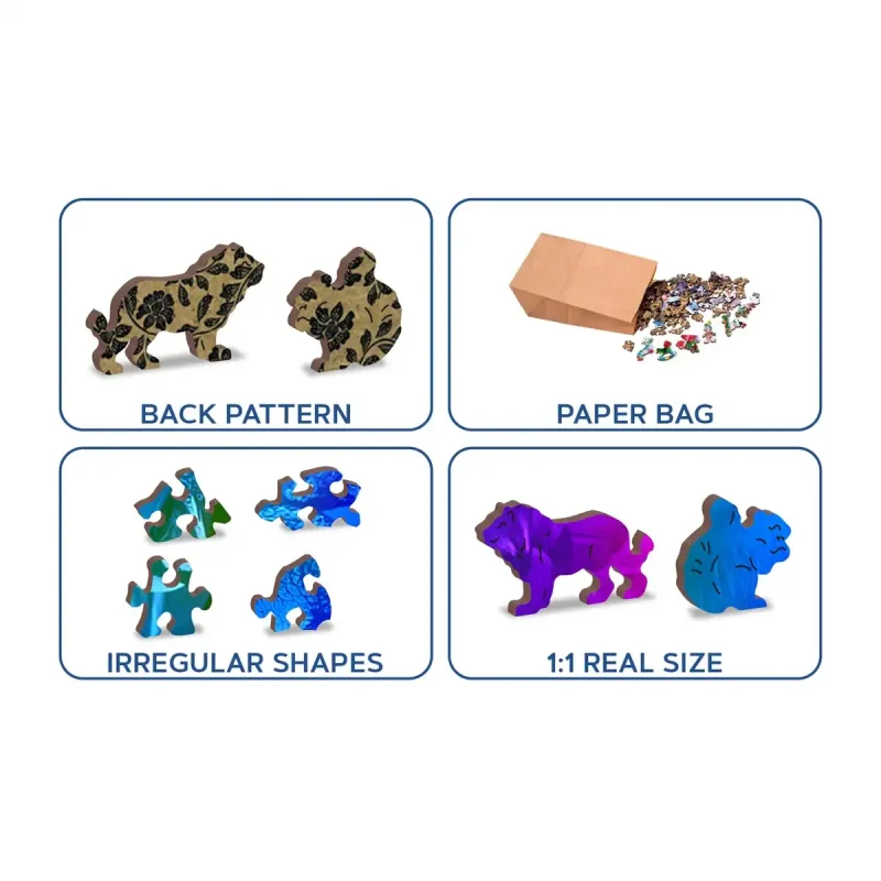 Wooden Puzzle 200 Birds Paradise 1