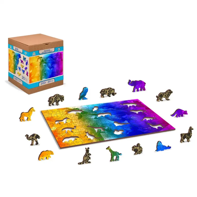 Wooden Puzzle 200 Birds Paradise 8