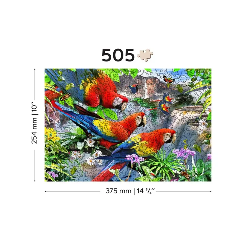 Wooden Puzzle 500 Parrot Island 7