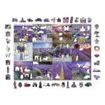 Wooden Puzzle 1000 Lavender France 8