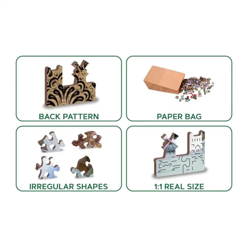 Wooden Puzzle 1000 Lavender France 5