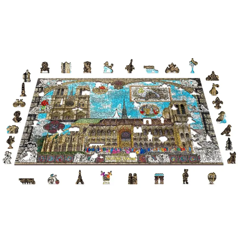 Wooden Puzzle 1000 Notre Dame 3