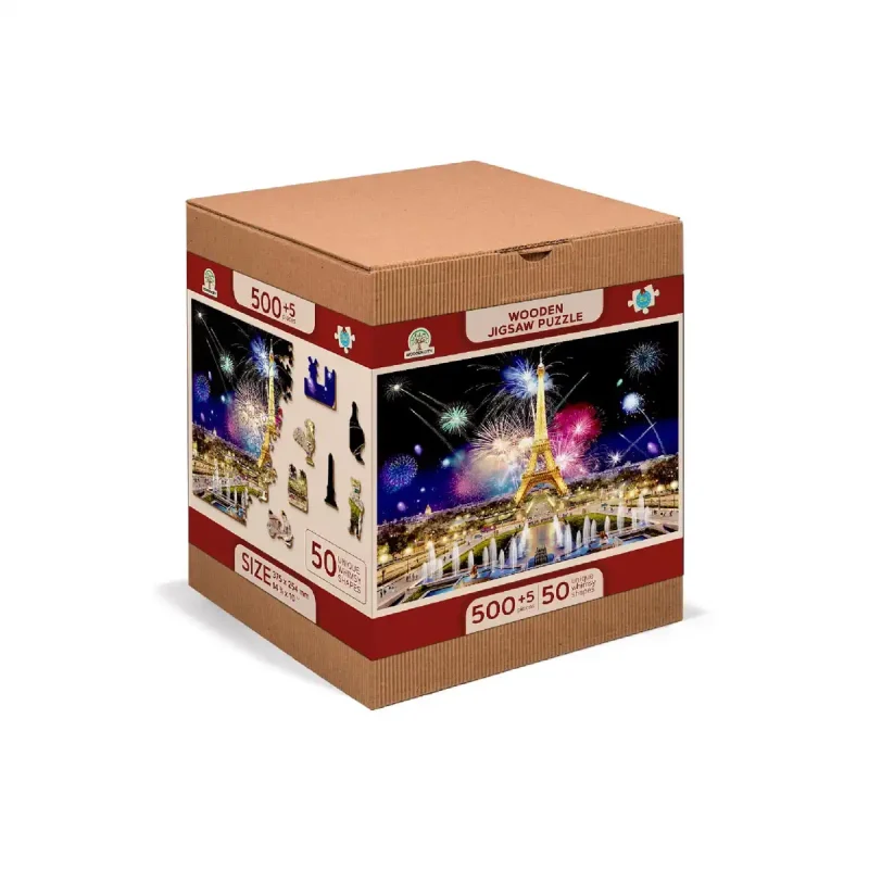 Wooden Puzzle 500 Paris By Night 1 - 6