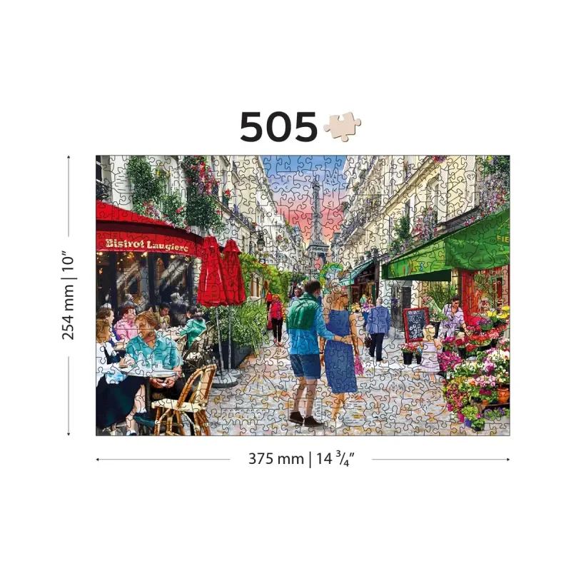 Wooden Puzzle 500 Paris Bistro 1 - 3