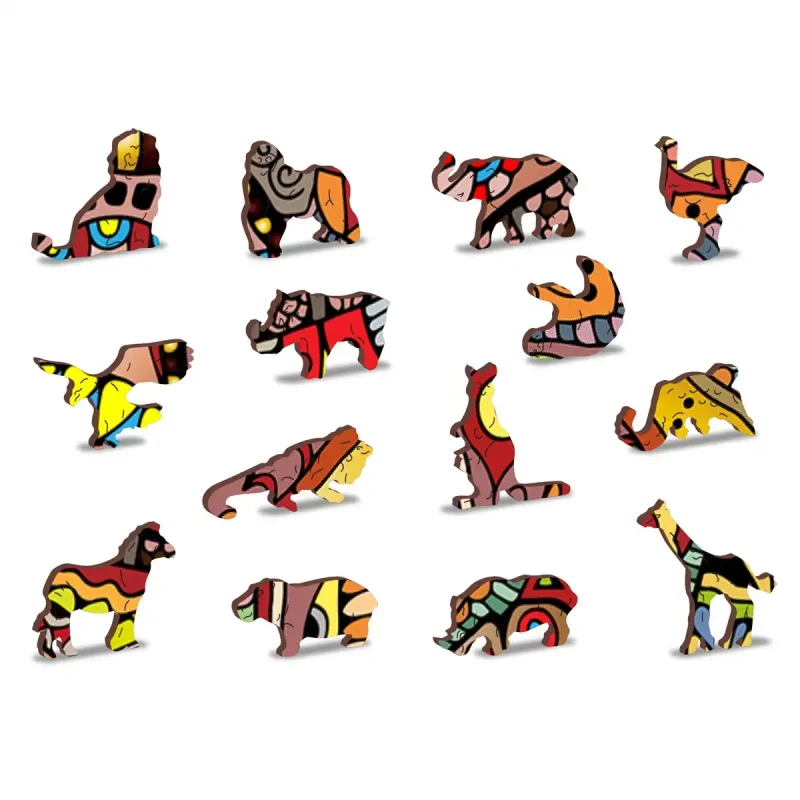 Wooden Puzzle 250 Magic Elephant 6