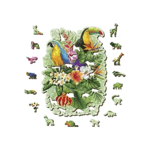 Wooden Puzzle 300 Tropical Birds 8