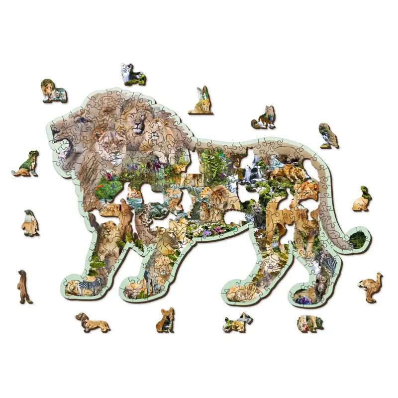 Wooden Puzzle 250 Lion Roar 8