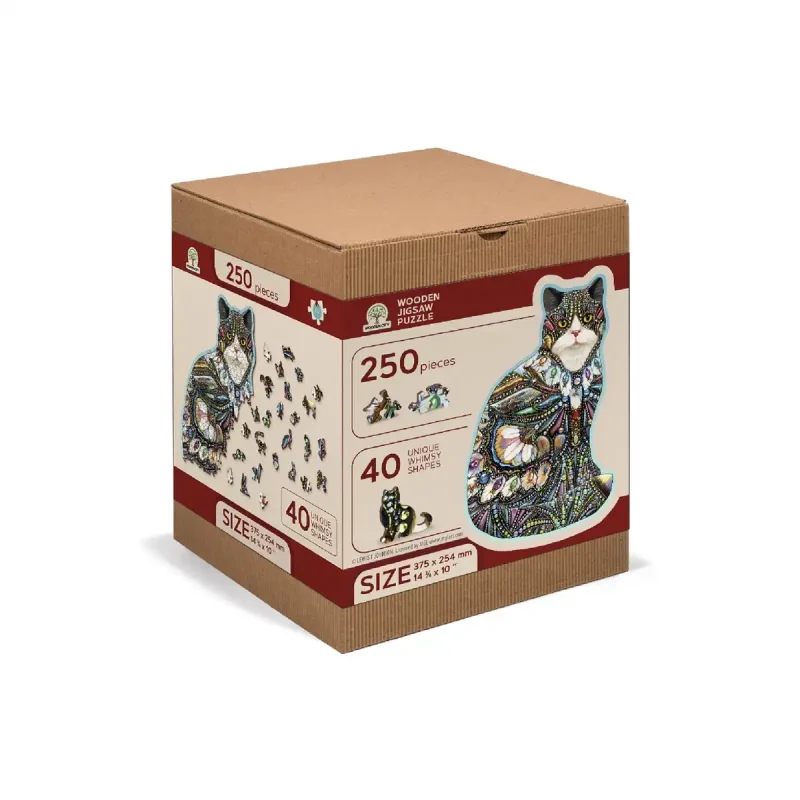 Wooden Puzzle 250 The Jeweled Cat 5