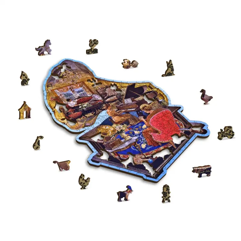 Wooden Puzzle 250 Cozy Gramophone 3