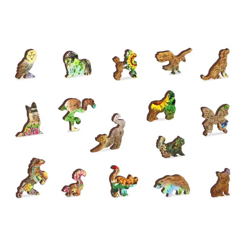 Wooden Puzzle 250 Garden Bunny 6