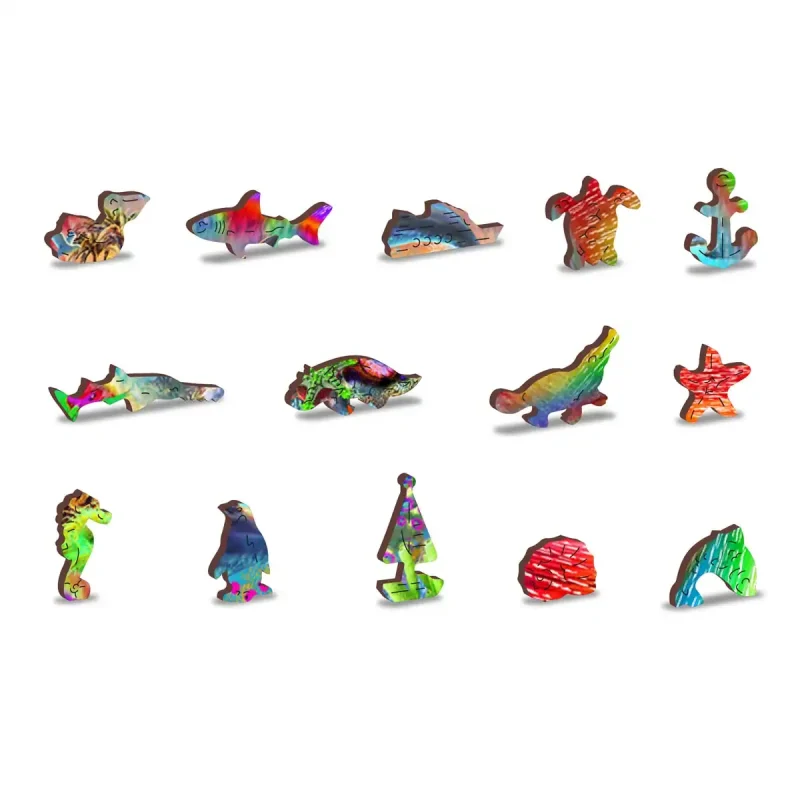 Wooden Puzzle 250 Magic Fish 6