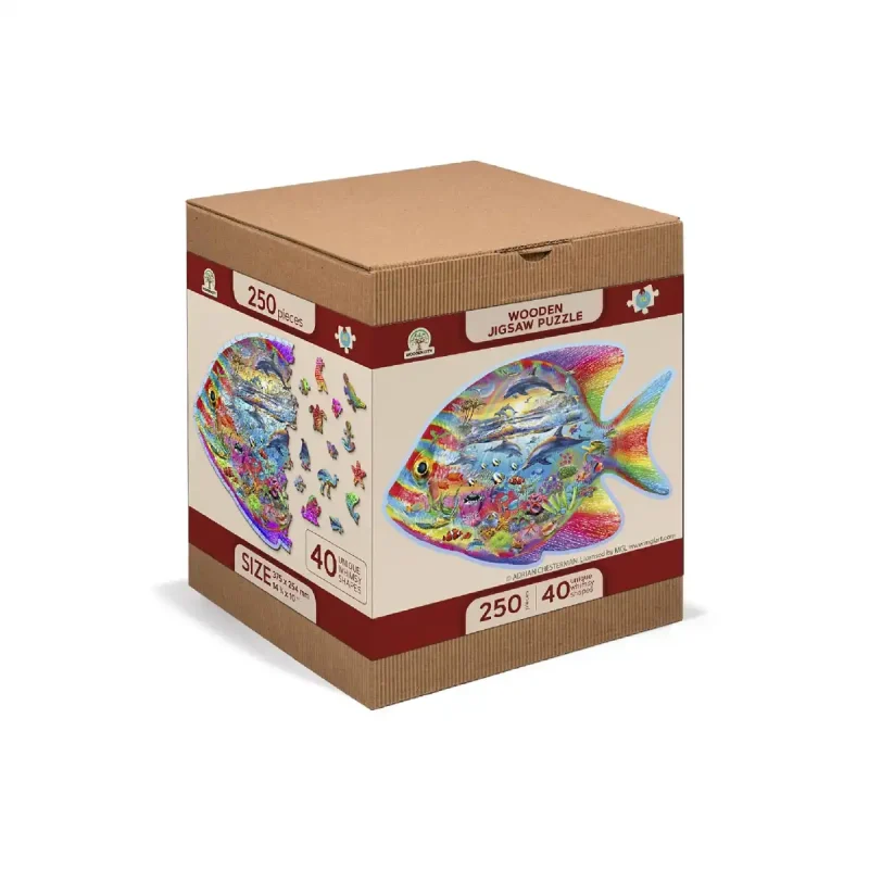 Wooden Puzzle 250 Magic Fish 4