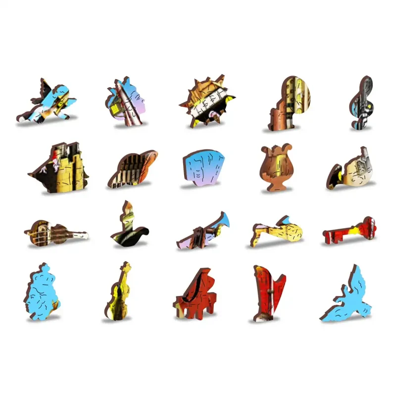 Wooden Puzzle 1000 Music Castle 6