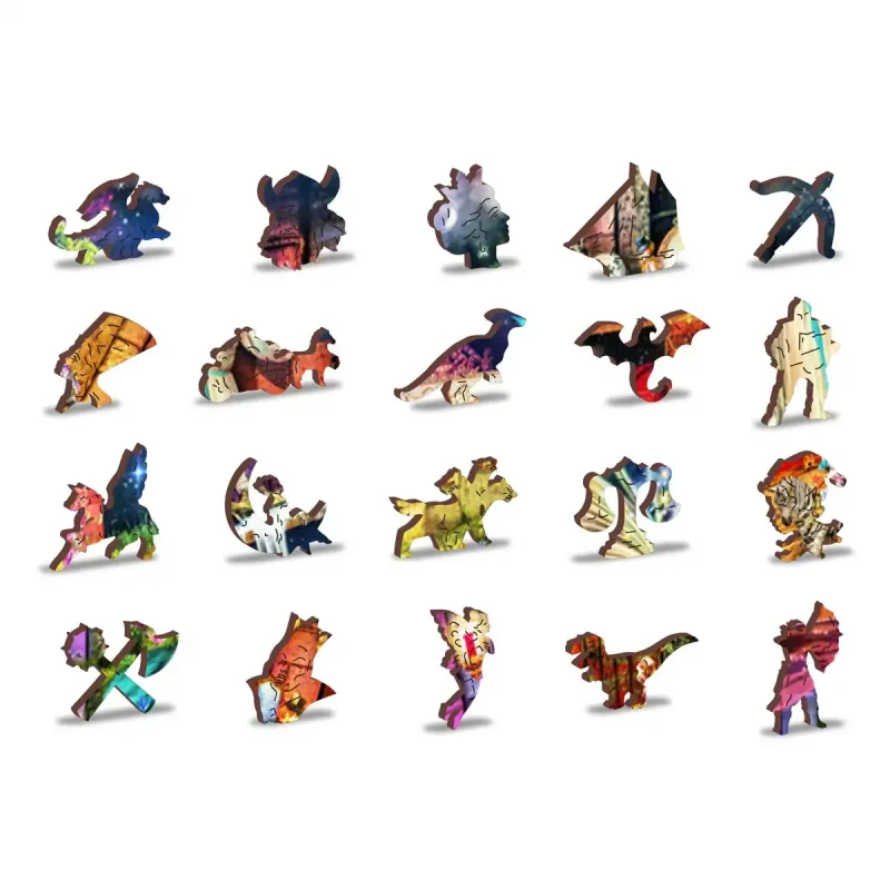 Wooden Puzzle 1000 Treasure Hunt Bookshelf 6