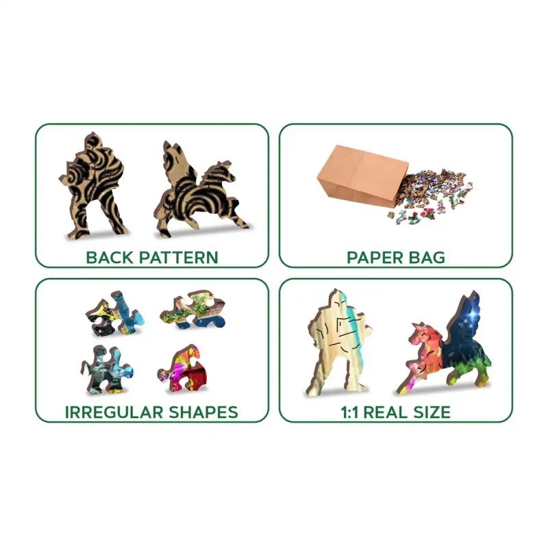 Wooden Puzzle 1000 Treasure Hunt Bookshelf 5