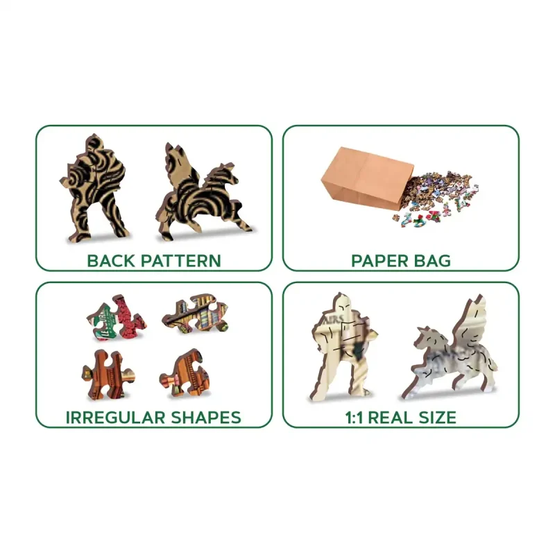 Wooden Puzzle 1000 Wish Upon A Bookshop 5