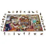 Wooden Puzzle 1000 Wish Upon A Bookshop 3