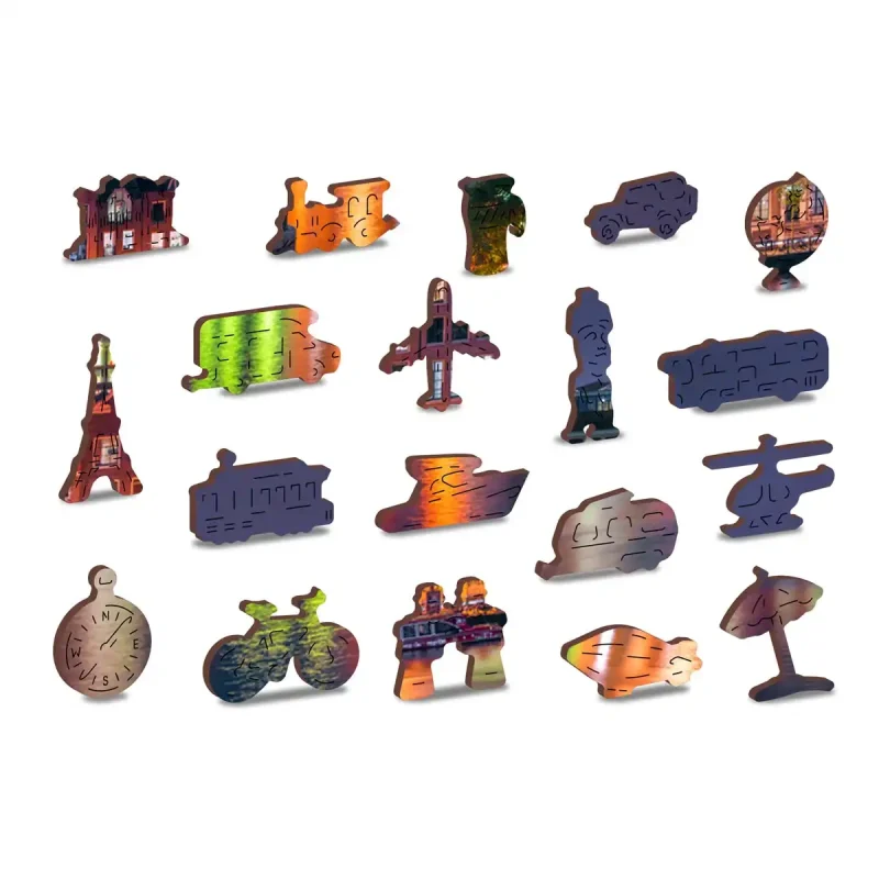 Wooden Puzzle 500 Amsterdam By Night 6