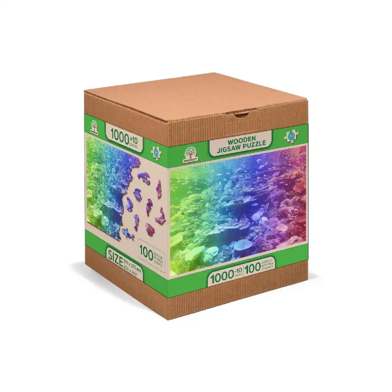 Wooden Puzzle 1000 Coral Reef 4