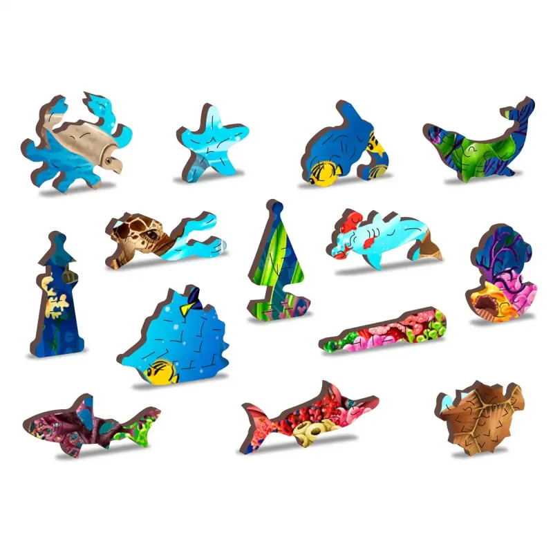 Wooden Puzzle 200 Diving Paradise 5