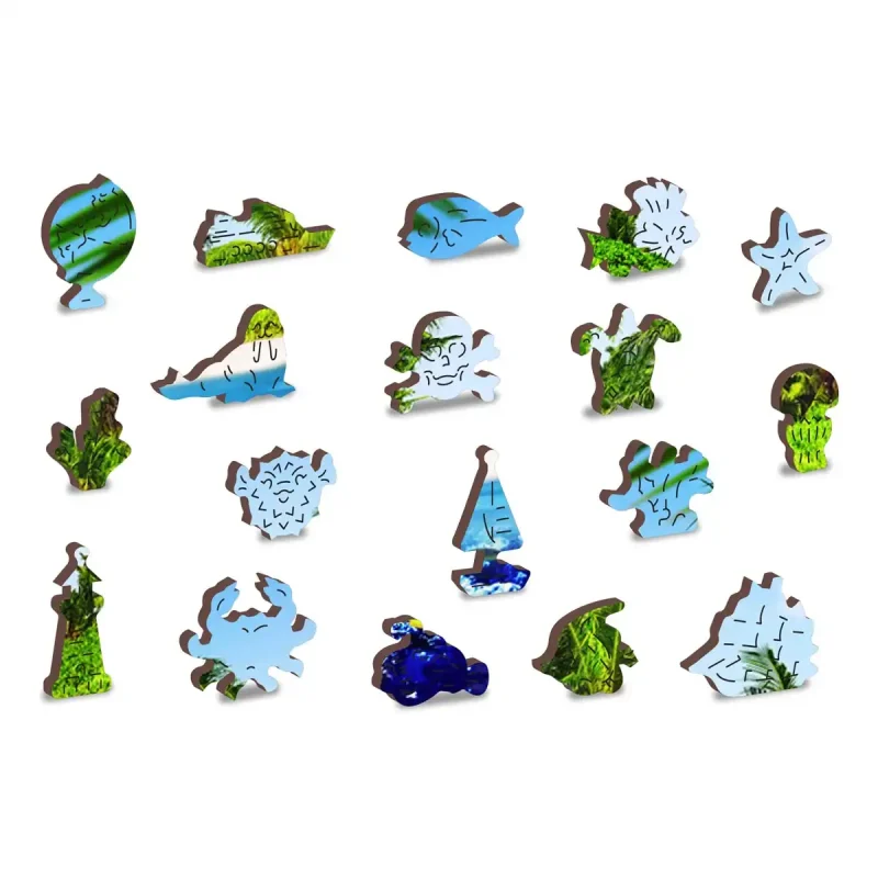 Wooden Puzzle 200 Exotic Treasure Island 5