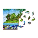 Wooden Puzzle 200 Exotic Treasure Island 9