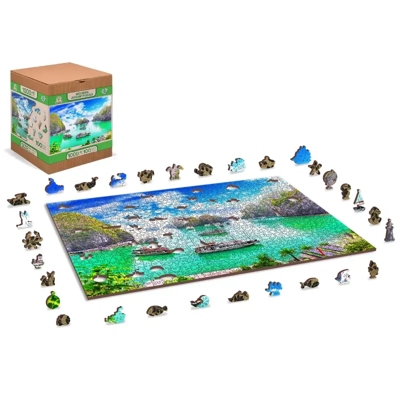 Wooden Puzzle 1000 Halong Bay, Vietnam 2