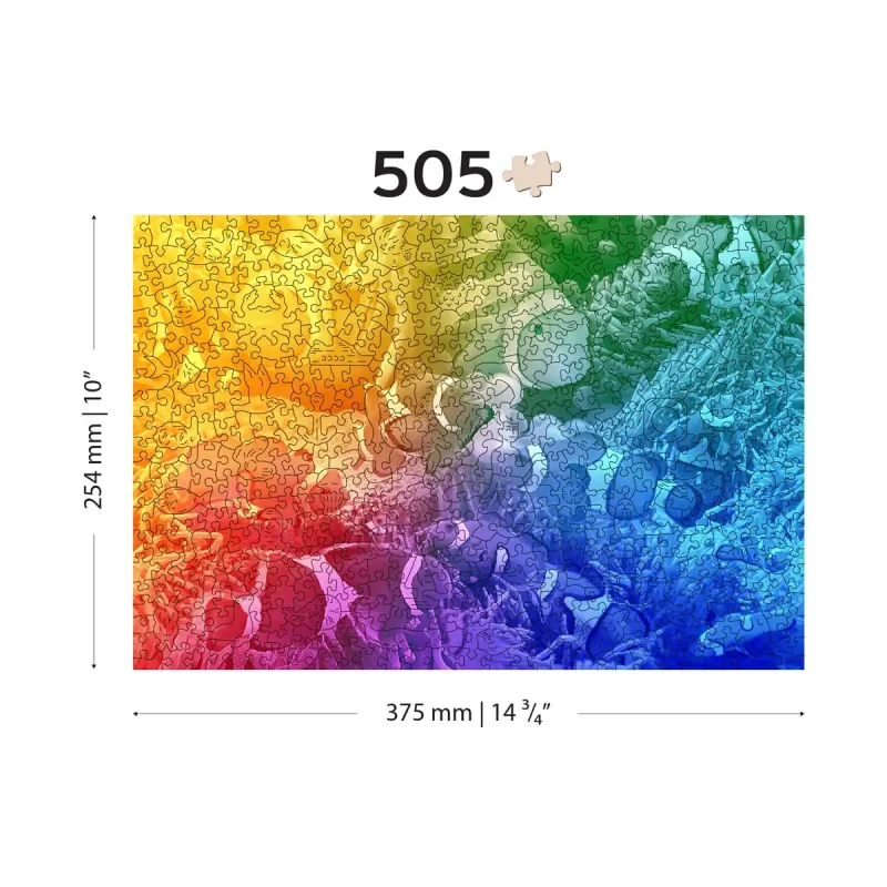 Wooden Puzzle 500 Tropical Fish 7