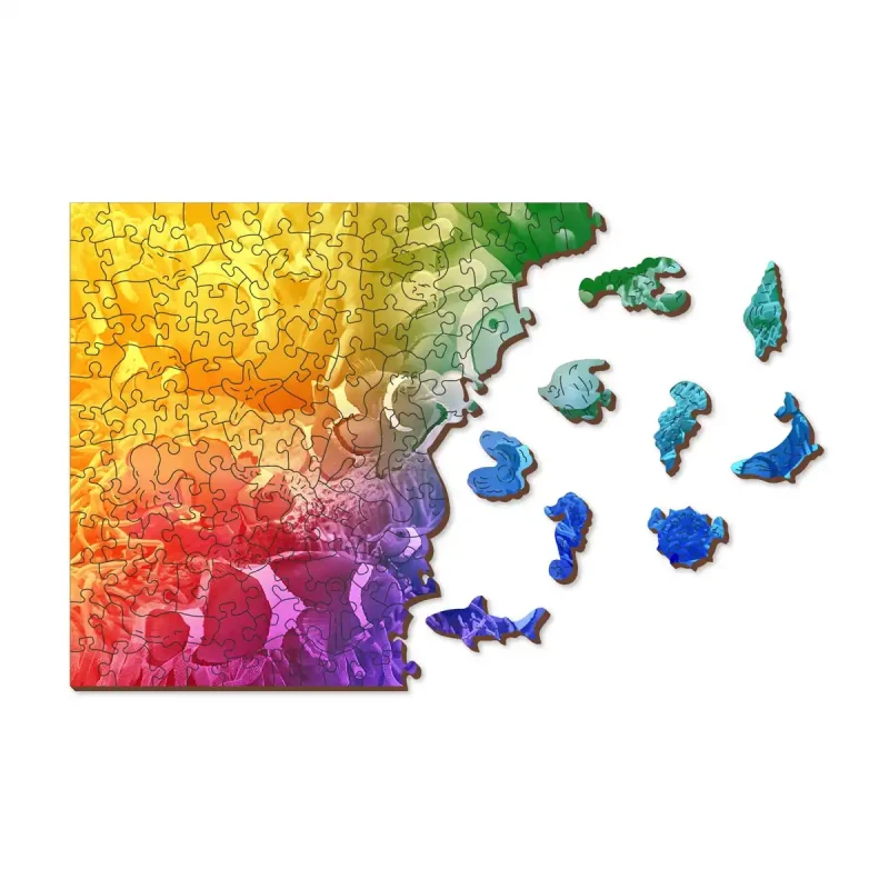 Wooden Puzzle 500 Tropical Fish 1