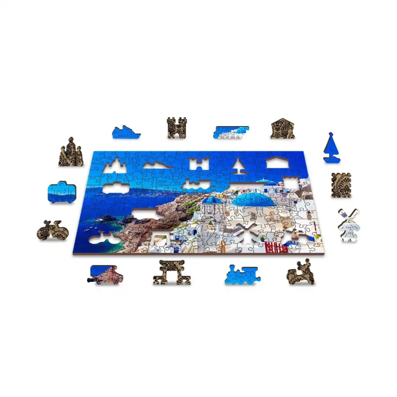 Wooden Puzzle 200 Santorini, Greece 7
