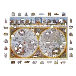 Wooden Puzzle 1000 Nova Terrarum Antique Map 8