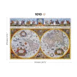 Wooden Puzzle 1000 Nova Terrarum Antique Map 7