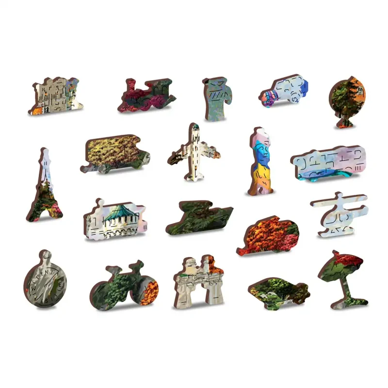 Wooden Puzzle 1000 Nova Terrarum Antique Map 6