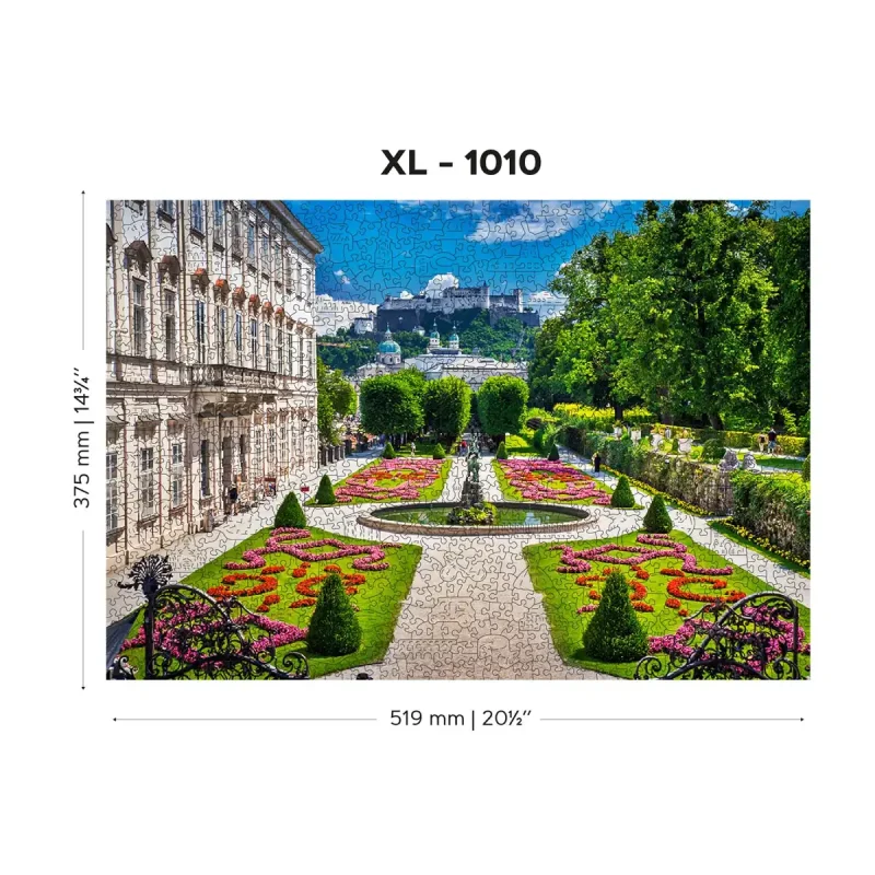 Wooden Puzzle 1000 Mirabell Palace And Salzburg Castle 7