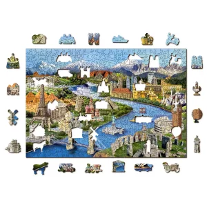 Wooden Puzzle 500 World Landmarks 8