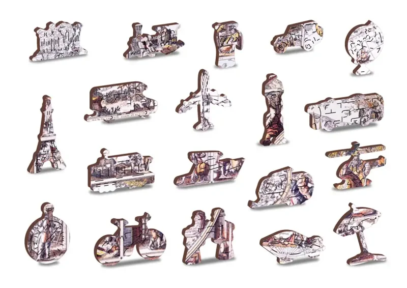 Wooden Puzzle 500 The Age Of Exploration Map 6