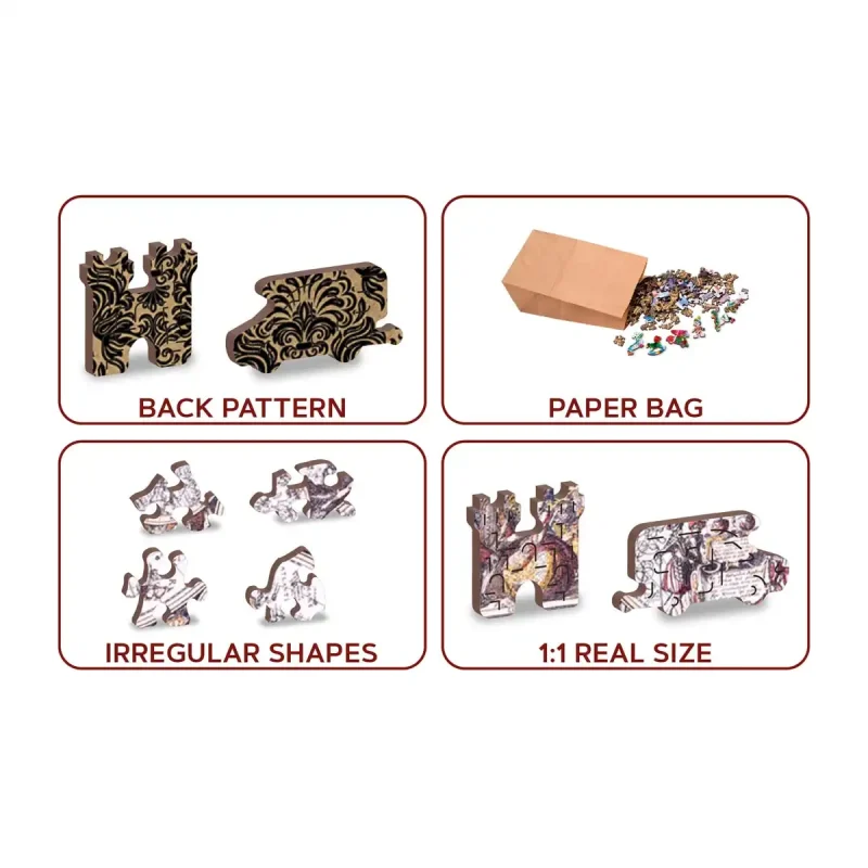 Wooden Puzzle 500 The Age Of Exploration Map 5