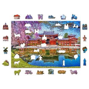 Wooden Puzzle 500 Byodo-In Temple, Kyoto, Japan 2