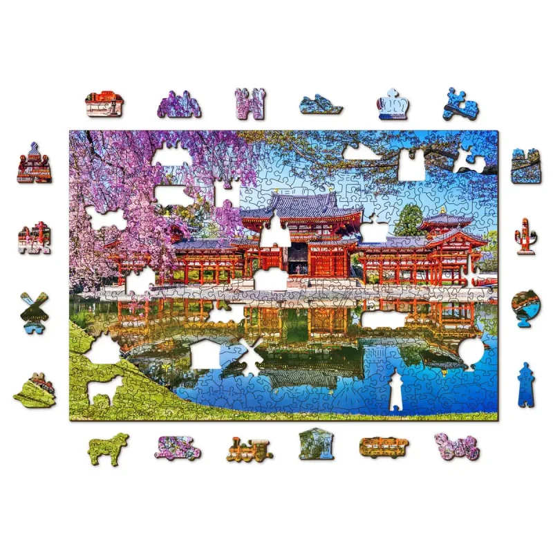 Wooden Puzzle 500 Byodo-In Temple, Kyoto, Japan 2