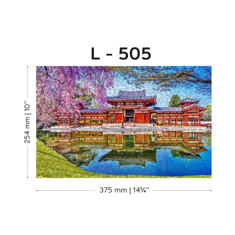 Wooden Puzzle 500 Byodo-In Temple, Kyoto, Japan 6