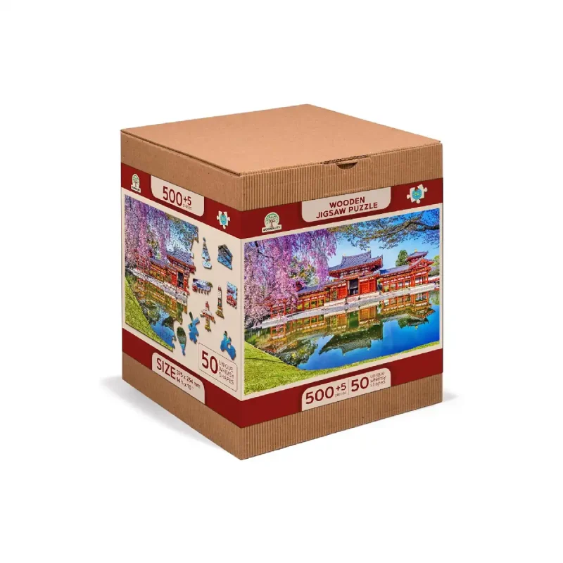 Wooden Puzzle 500 Byodo-In Temple, Kyoto, Japan 3