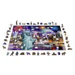 Wooden Puzzle 1000 New York By Night 3