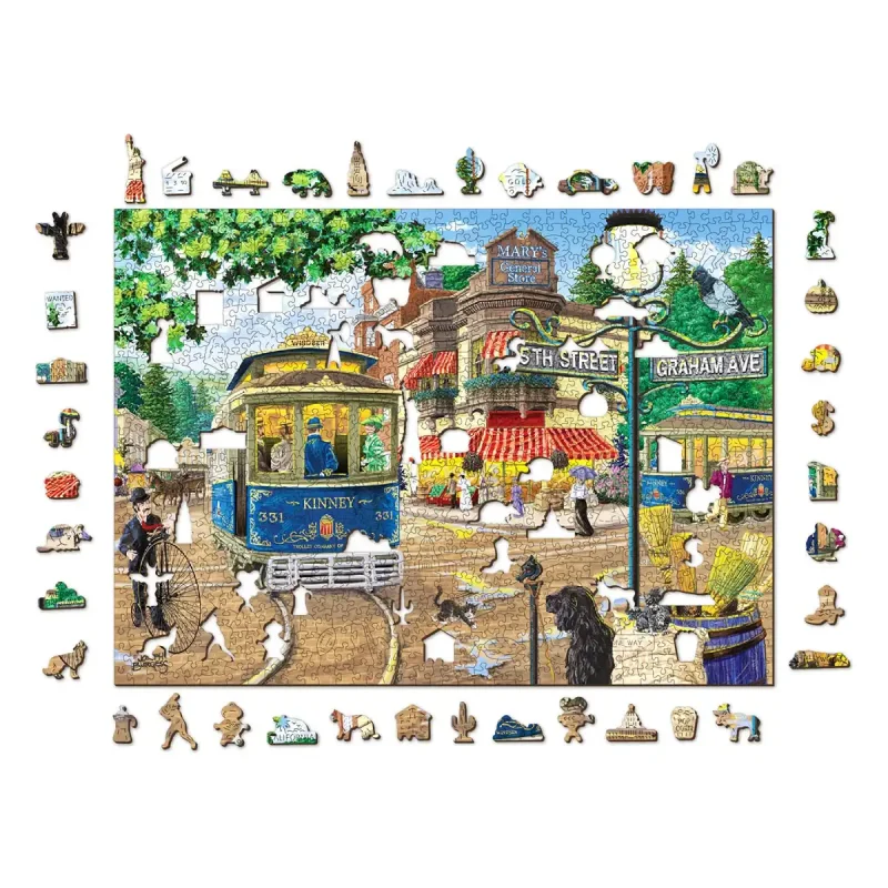 Wooden Puzzle 1000 Victorian Street 8
