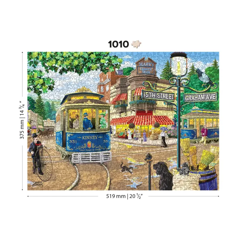 Wooden Puzzle 1000 Victorian Street 7