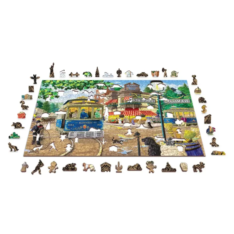 Wooden Puzzle 1000 Victorian Street 2