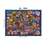 Wooden Puzzle 1000 Patch Crazy 7