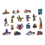 Wooden Puzzle 1000 Patch Crazy 6